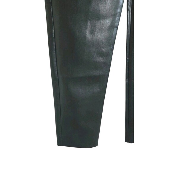 Aritzia Wilfred Pants Melina Black Vegan Leather High Rise Straight Leg Womens 0 - Picture 7 of 7